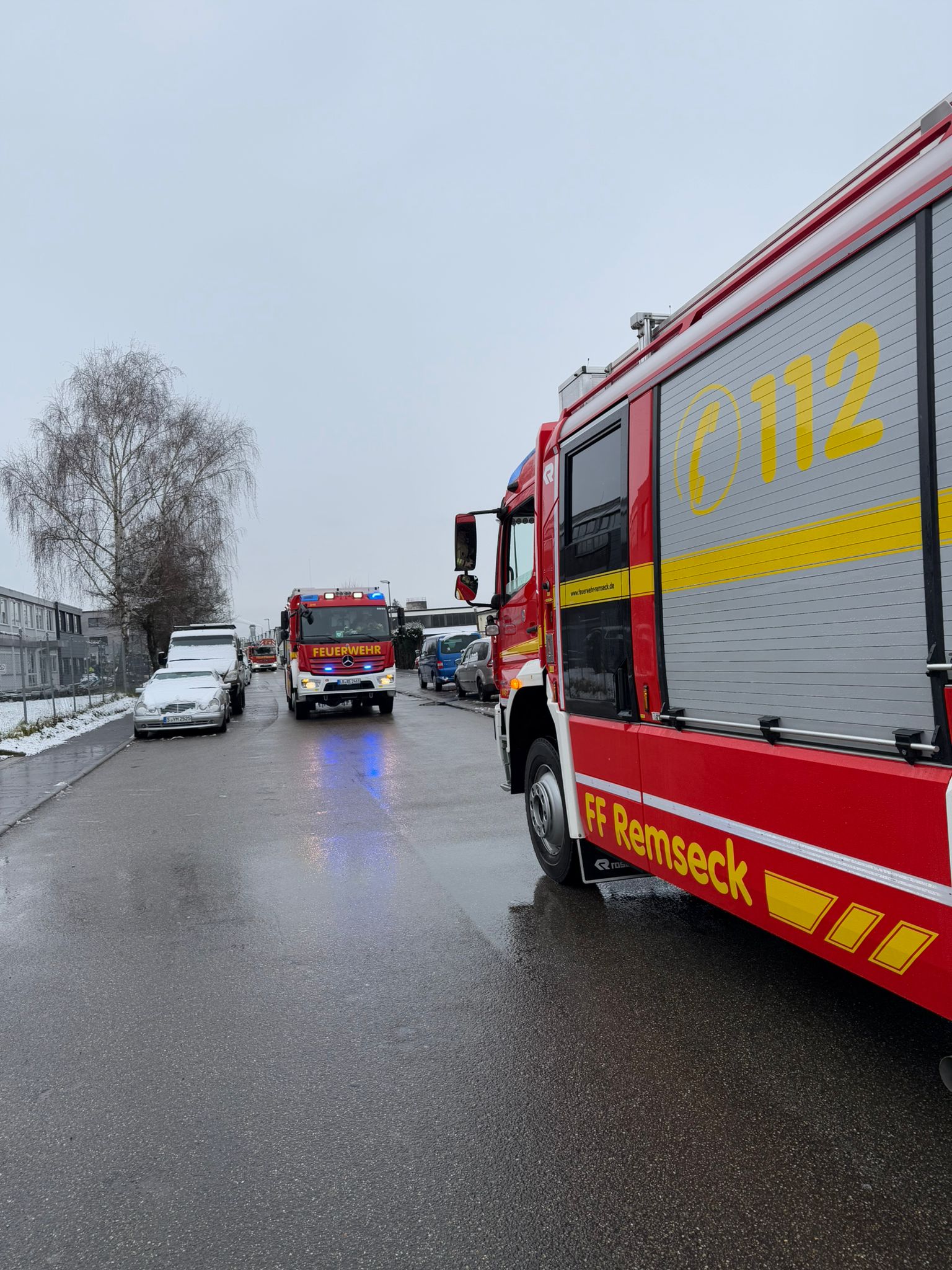 Ausgelöste Brandmeldeanlage