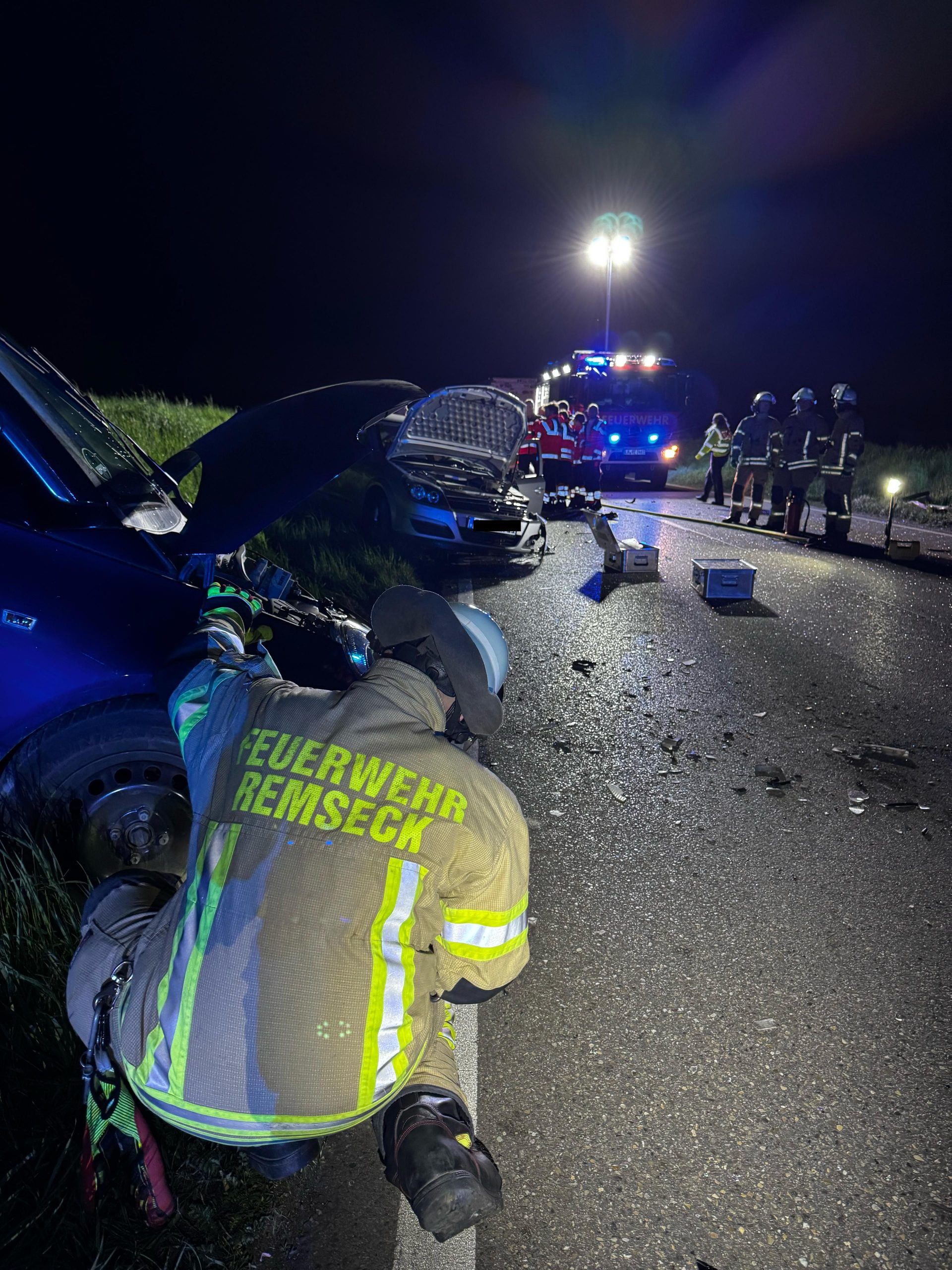 Verkehrsunfall mit mehreren beteiligten PKW