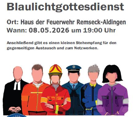 Blaulichtgottesdienst in Remseck